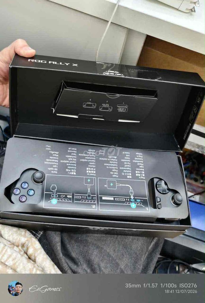 ROG Ally X Đen. Mua bán Thiết bị chơi game tại Quận 3 Tp Hồ Chí Minh được đăng bởi EzGAME hình 1