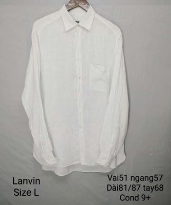 Sơ mi Lanvin made in Italy 🇮🇹. Mua bán Quần áo tại Quận Tây Hồ Hà Nội được đăng bởi Xem Nữa ở Đây