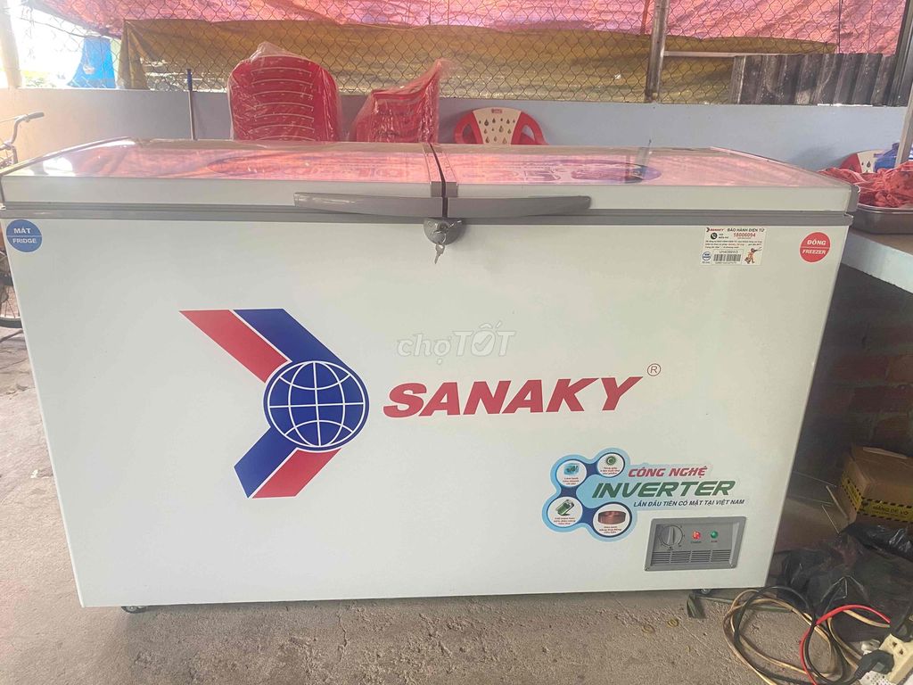 Tủ đông Sanaky 280l Inverter Trắng. Mua bán Tủ lạnh tại Huyện Gò Dầu Tây Ninh được đăng bởi Nguyễn Thu Hằng hình 1