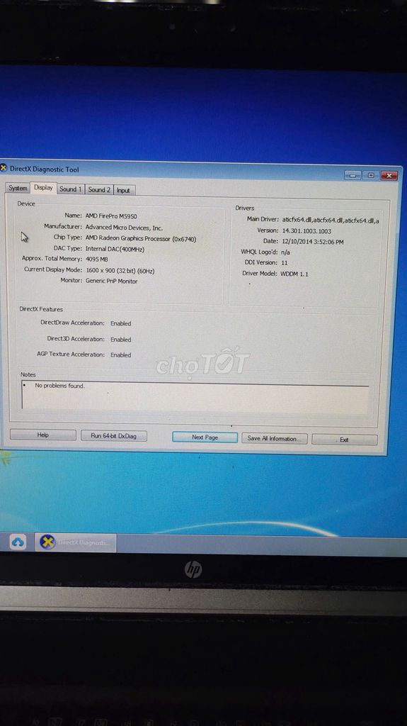 HP EliteBook 8760W i7 2720QM 8GB. Mua bán Laptop tại Huyện Bình Chánh Tp Hồ Chí Minh được đăng bởi Ao Cá hình 1