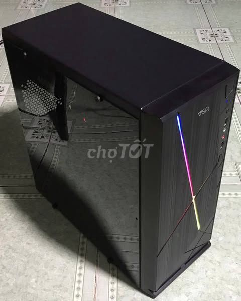 Thùng games H110/ i5 7400/ 16G/ GTX1050/ Case led