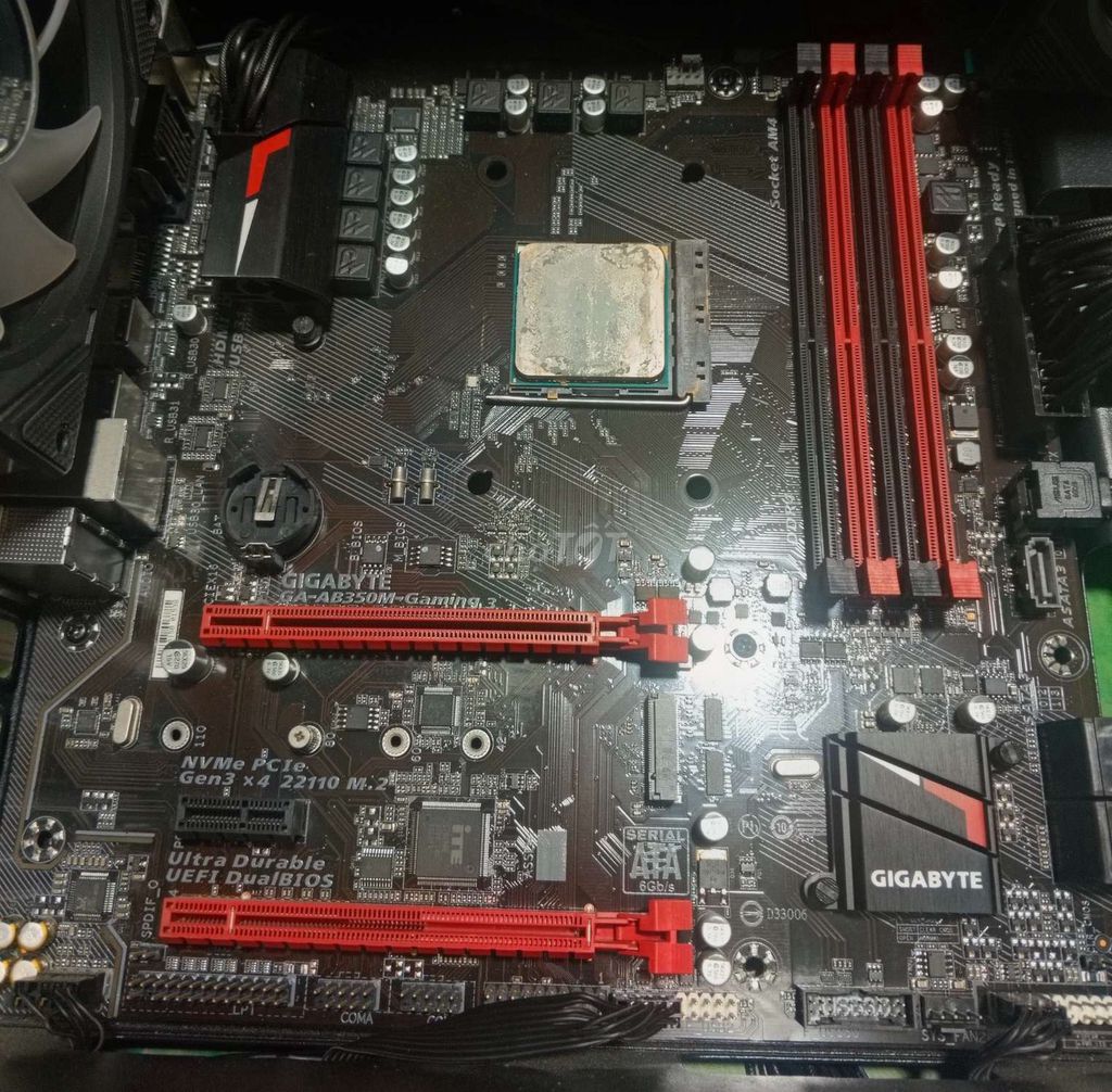 Bo mạch chủ Gigabyte GA-AB350M-Gaming3. Mua bán Linh kiện (RAM, Card...) tại Quận 7 Tp Hồ Chí Minh được đăng bởi ngô Nguyễn Hoàng Phúc  hình 1