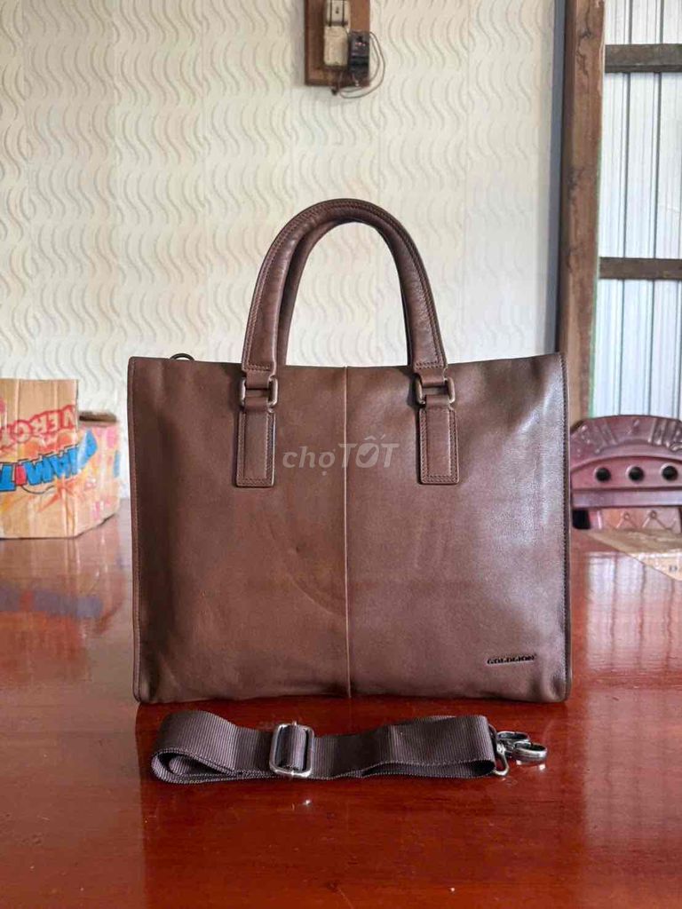 Cặp công sở Goldlion chính hãng. Mua bán Túi xách tại Quận Ninh Kiều Cần Thơ được đăng bởi Duy 2hand   Da lô là  0 ba 2 sáu 054115 hình 1