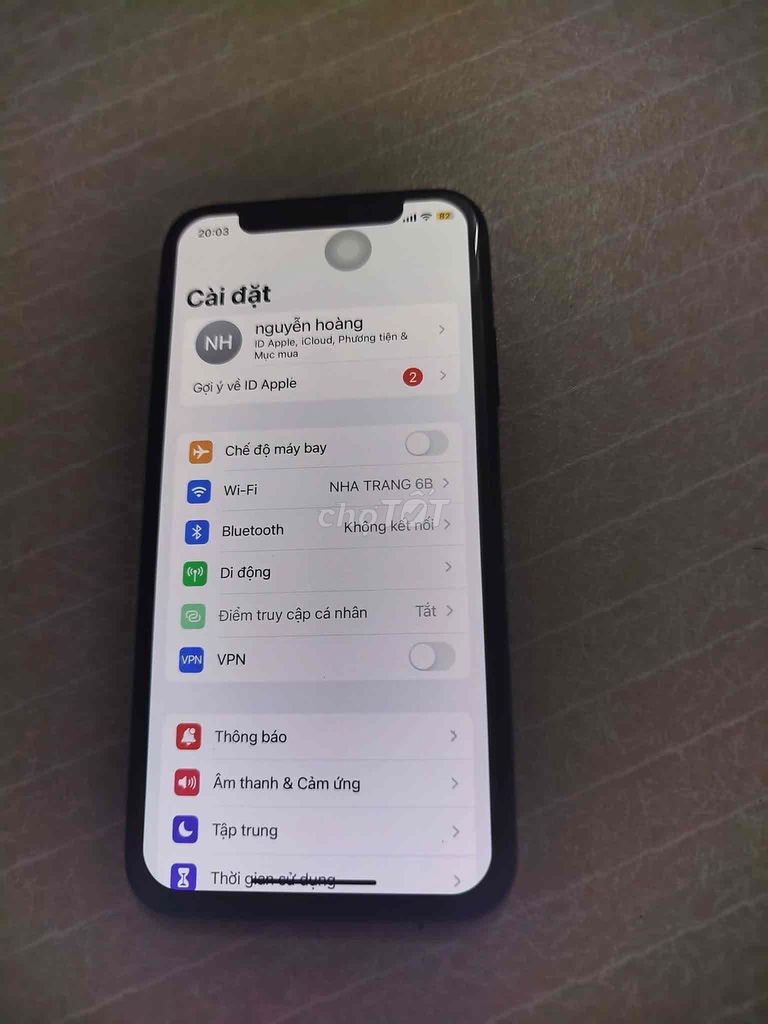 iPhone X 64GB Đen Vỡ lưng. Mua bán Điện thoại tại Quận Nam Từ Liêm Hà Nội được đăng bởi Nguyễn Tiến Hoàng hình 1
