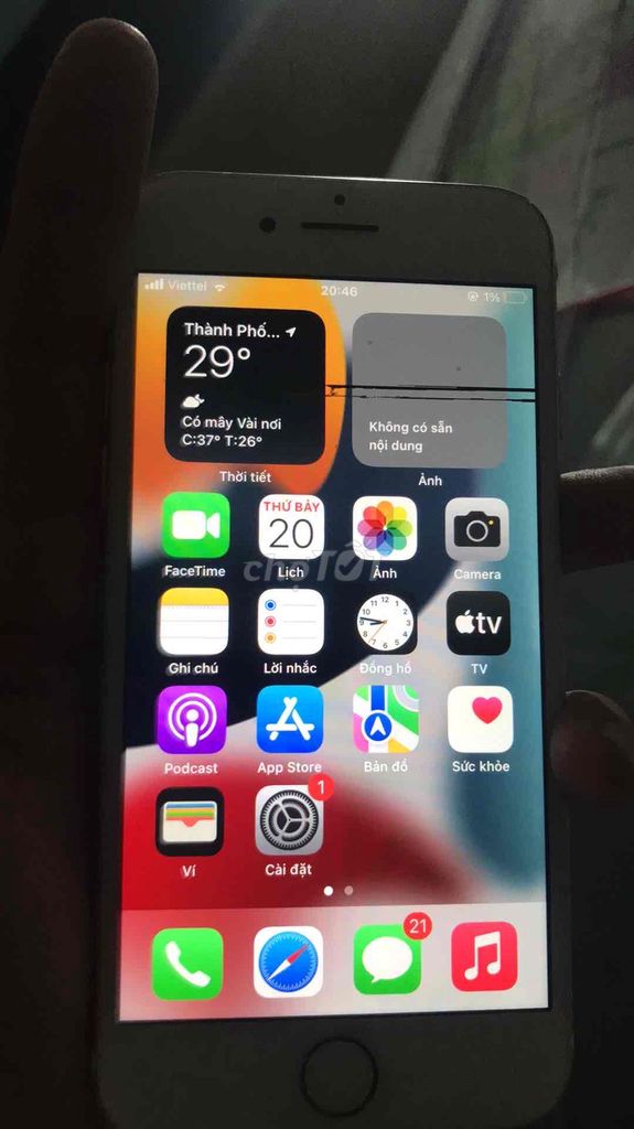 Apple iPhone 7 Vàng hồng iOS 15.8.2. Mua bán Điện thoại tại Quận Cẩm Lệ Đà Nẵng được đăng bởi Lê Cường hình 1