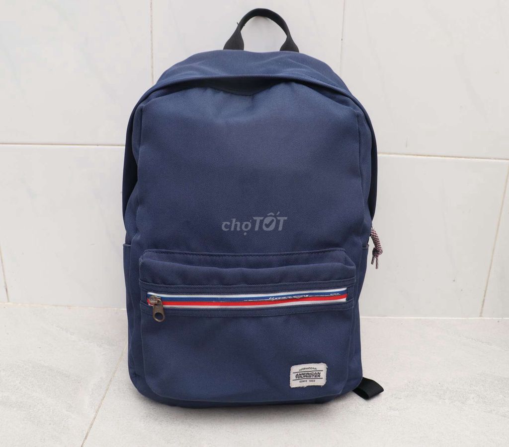 Balo American Tourister Vải Xanh navy. Mua bán Túi xách tại Quận 6 Tp Hồ Chí Minh được đăng bởi Hnqa hình 1