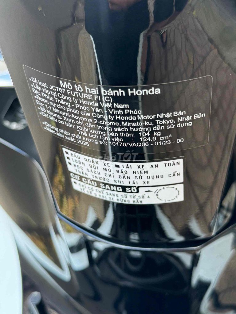 Honda Future 2025 Trắng Đen. Mua bán Xe máy tại Thành phố Buôn Ma Thuột Đắk Lắk được đăng bởi Ngô quốc Việt  hình 8