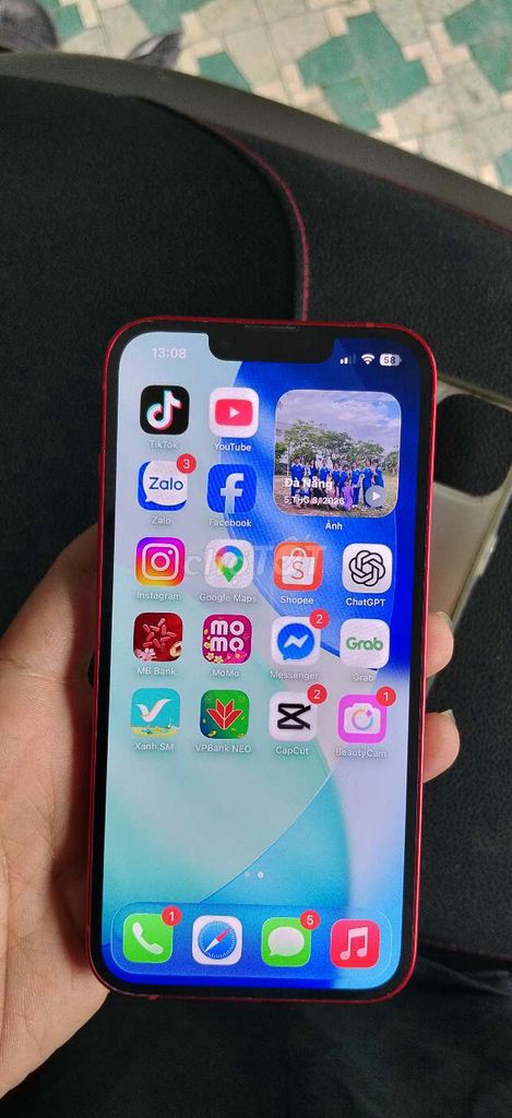 Apple iPhone 13 Đỏ Nguyên zin. Mua bán Điện thoại tại Quận Liên Chiểu Đà Nẵng được đăng bởi Bá Hoàng hình 1