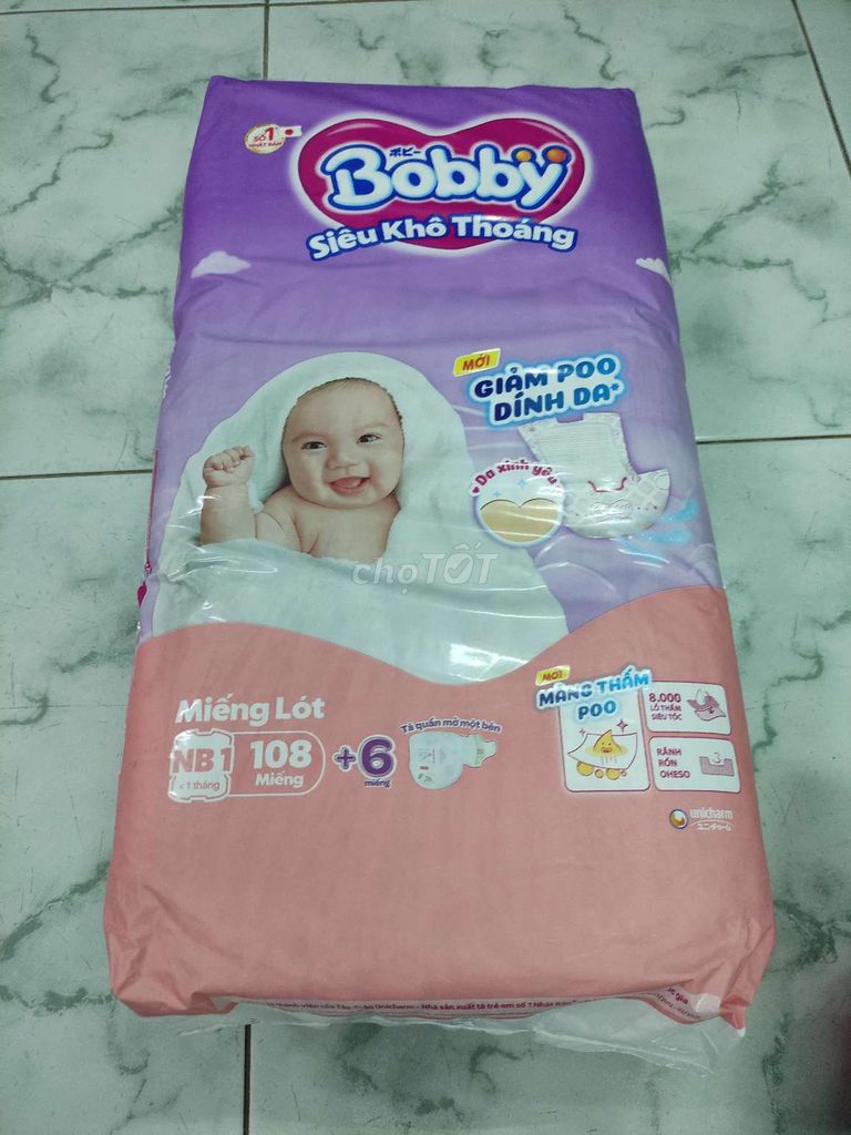 Miếng lót sơ sinh Bobby NB1. Mua bán Mẹ và bé tại Quận 8 Tp Hồ Chí Minh được đăng bởi Tiến hình 1