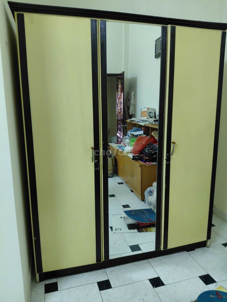 Bộ tủ giường phòng ngủ gỗ ép . Mua bán Giường, chăn ga gối nệm tại Quận 6 Tp Hồ Chí Minh được đăng bởi Kim Hoa hình 1