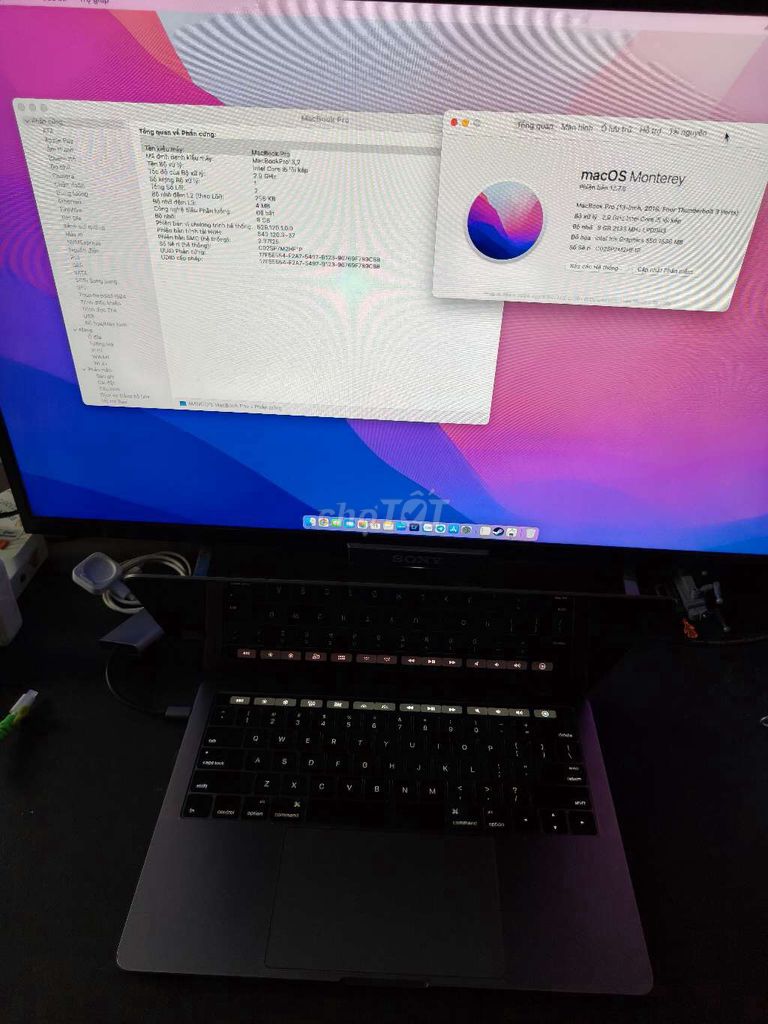 Xác Macbook Pro 13 2016. Mua bán Laptop tại Quận Bình Thạnh Tp Hồ Chí Minh được đăng bởi Tiến Hoàng hình 1