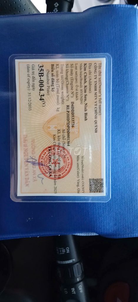 Hyundai County 2013 - 355000 km. Mua bán Ô tô tại Huyện Kim Sơn Ninh Bình được đăng bởi Nguyễn Đại Thành hình 8