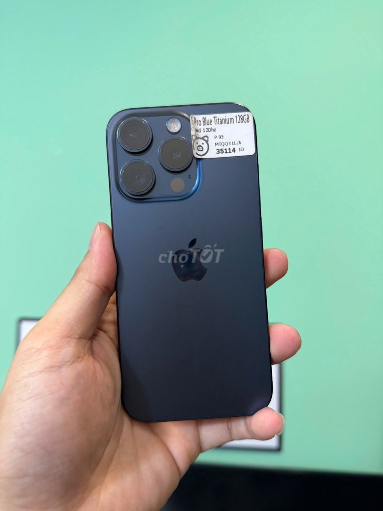 ❤️iphone 15 pro quốc tế 128gb thay màn hx mượt . Mua bán Điện thoại tại Quận Thanh Xuân Hà Nội được đăng bởi Thành Vũ Mobile hình 1