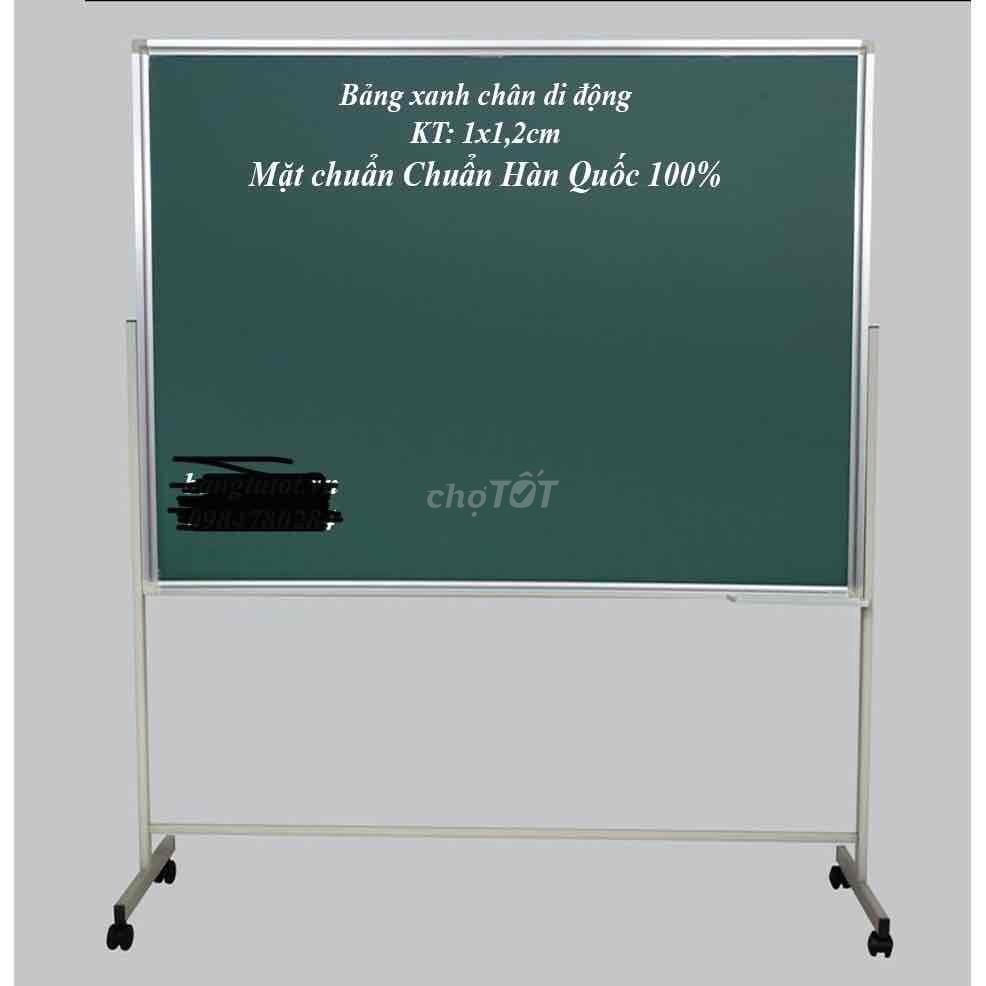 Bảng từ Hàn Quốc viết phấn chân di động,1x1,2m