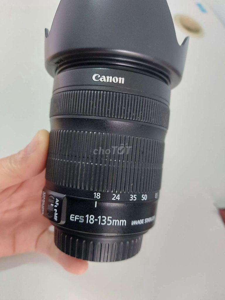 Lens Canon EFS 18-135 IS STM mới leng keng.