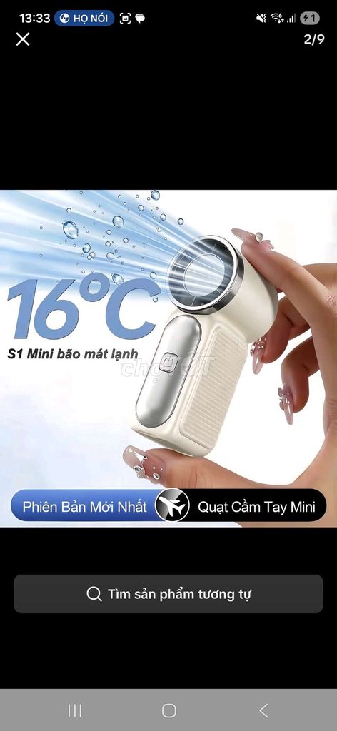 Quạt mini cầm tay S1 Mini. Mua bán Quạt tại Huyện Bình Chánh Tp Hồ Chí Minh được đăng bởi Nhi Nhi hình 1