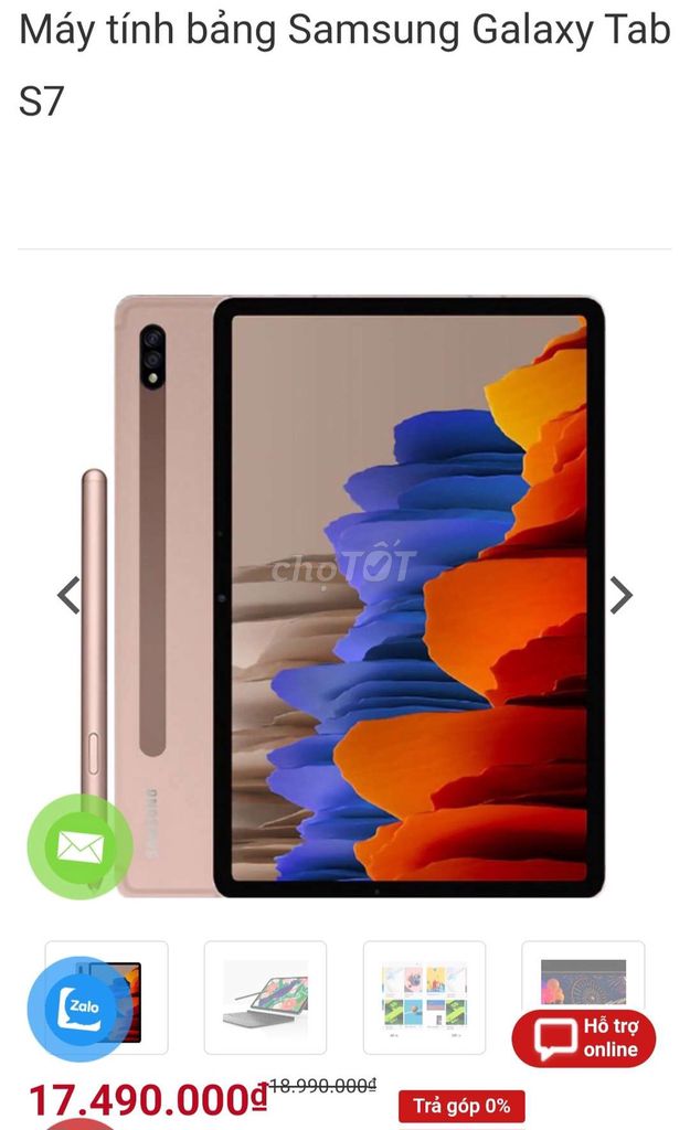Samsung Galaxy Tab S7 Wi-Fi + 5G Đồng. Mua bán Máy tính bảng tại Quận 11 Tp Hồ Chí Minh được đăng bởi HOUSE CENTER hình 1