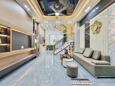 NHÀ MỚI 4 TẦNG 4PN - HXH - NGAY HUỲNH VĂN NGHỆ P15 TÂN BÌNH