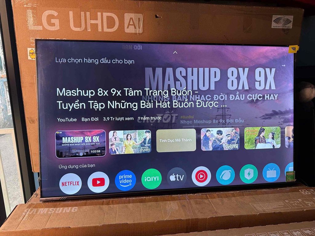 Google Tivi Hisense 55inch 4K giọng nói, mẫu 2024. Mua bán Tivi, Âm thanh tại Quận Gò Vấp Tp Hồ Chí Minh được đăng bởi Tivi Store hình 1