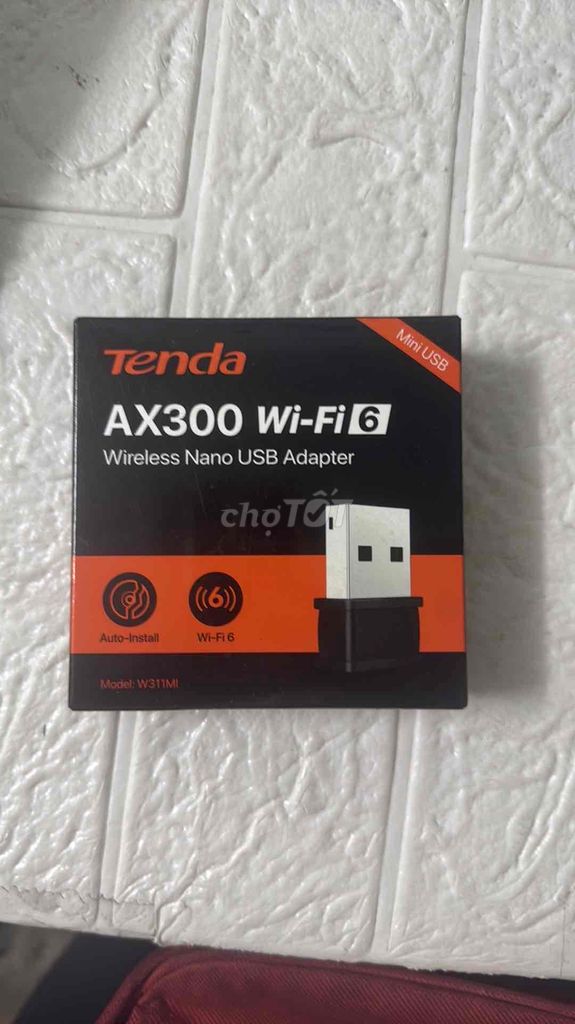 Bộ thu Tenda Wifi 6 dùng cho laptop, pc