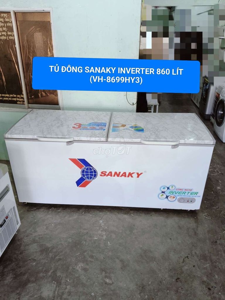 Tủ đông Sanaky Inverter 860 lít ống đồng. Mua bán Tủ lạnh tại Thành phố Nha Trang Khánh Hòa được đăng bởi Bảo trì điện lạnh Nha Trang hình 1