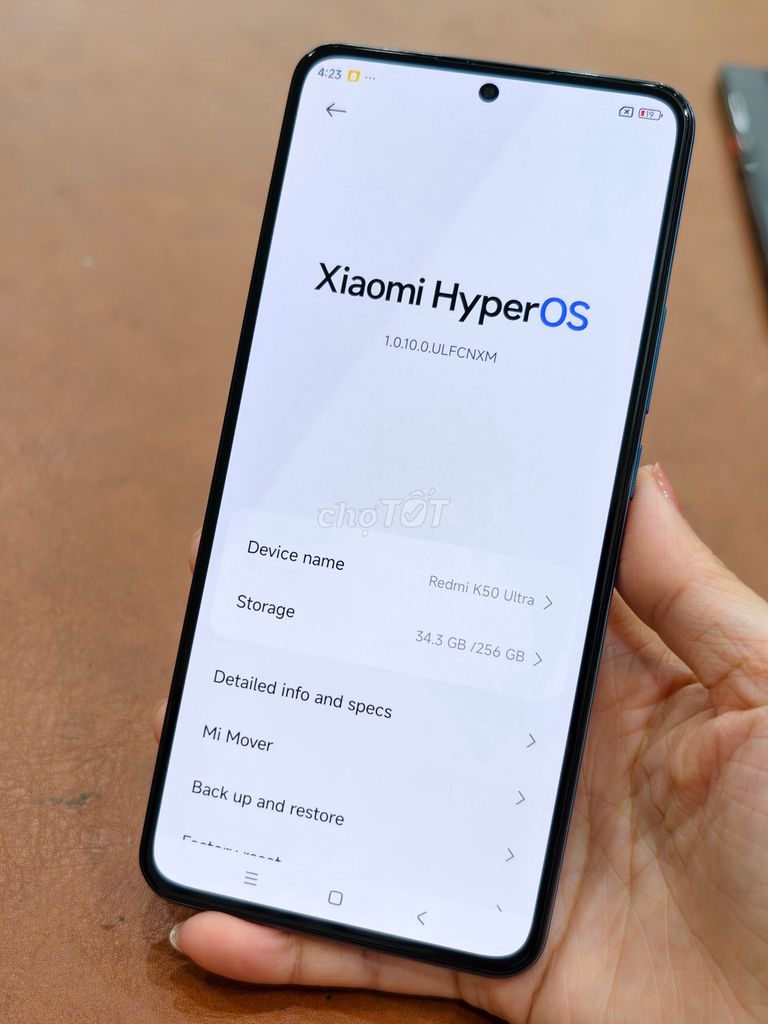 K50 ultra, Xiaomi redmi k50 ultra 12-256gb Xanh. Mua bán Điện thoại tại Quận Đống Đa Hà Nội được đăng bởi Hn Store hình 3
