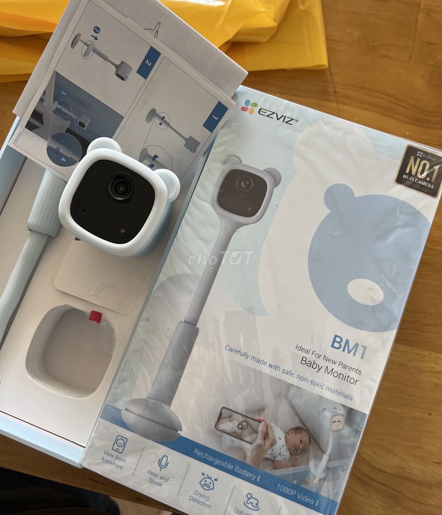 camera trông trẻ di động EZVIZ BM1 fullbox. Mua bán Máy ảnh, Máy quay tại Quận Phú Nhuận Tp Hồ Chí Minh được đăng bởi Tran Dinh Nam hình 1