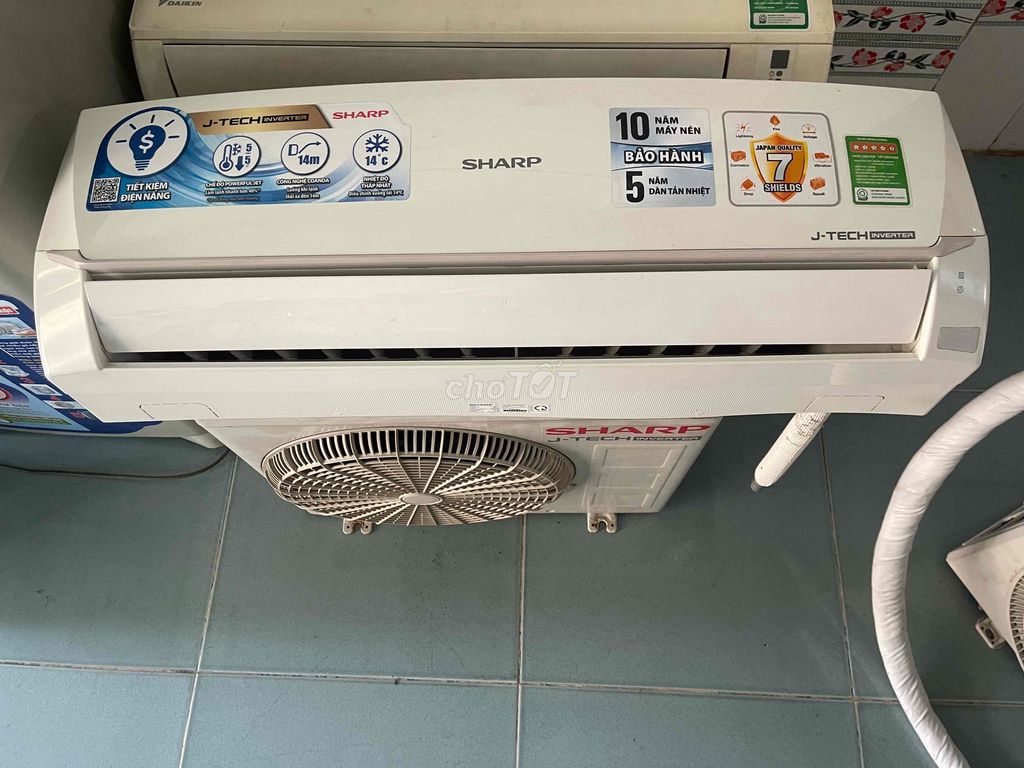 Máy lạnh Sharp J-Tech Inverter 1 HP. Mua bán Máy lạnh, điều hoà tại Thị xã Tân Uyên Bình Dương được đăng bởi Đ L Quốc Thương hình 1