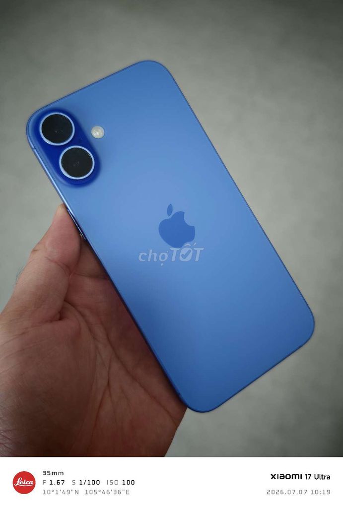 Apple iPhone 16 Plus lock 128GB Xanh. Mua bán Điện thoại tại Quận Ninh Kiều Cần Thơ được đăng bởi Nguyễn Toàn hình 1