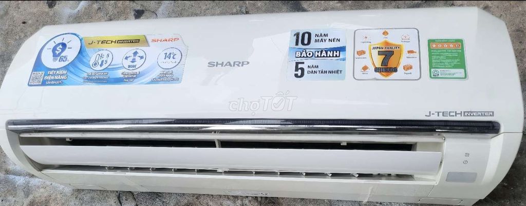 Cục lạnh Sharp 1hp inverter. Mua bán Máy lạnh, điều hoà tại Quận Tân Phú Tp Hồ Chí Minh được đăng bởi MINH hình 1