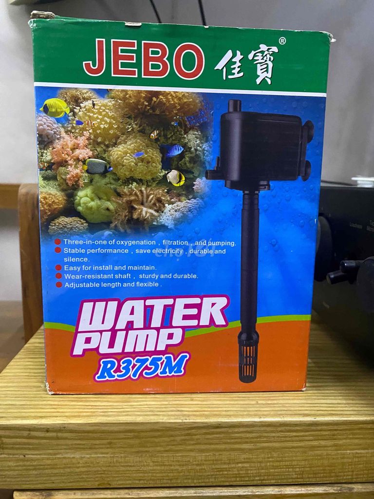 Bơm lọc hồ cá JEBO R375M. Mua bán Phụ kiện, Thức ăn, Dịch vụ tại Quận Đống Đa Hà Nội được đăng bởi Nguyên Hung hình 1