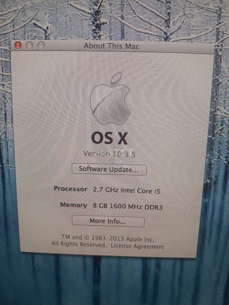 Apple iMac i5 8GB/1TB. Mua bán Máy tính để bàn tại Quận Bình Tân Tp Hồ Chí Minh được đăng bởi Lỡ Bươk hình 1