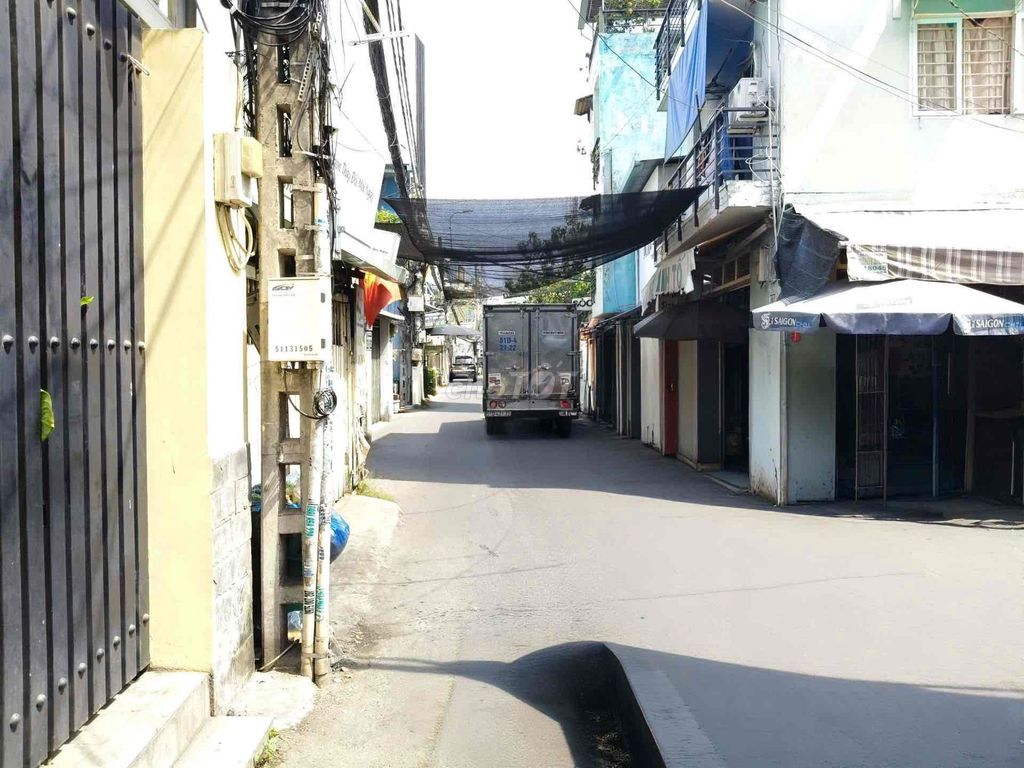 BÁN NHÀ HẺM XE TẢI THÔNG-CHU VĂN AN-DÒNG TIỀN CÓ SẴN-4TẦNG-GIÁ 8.5 TỶ