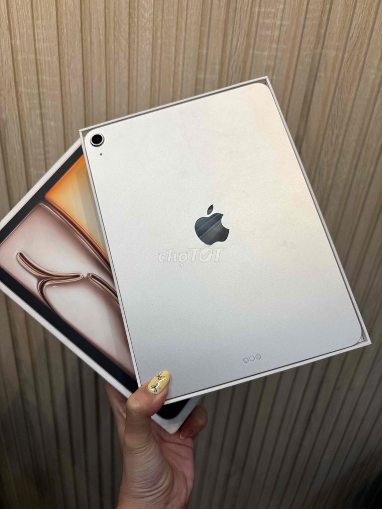 iPad Air M3 128GB Starlight Pin cao Bh T8/26. Mua bán Máy tính bảng tại Quận Thanh Khê Đà Nẵng được đăng bởi Thuỳ trang hình 1