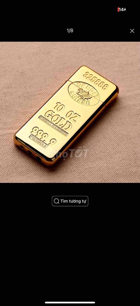 Đồ chơi hình Thỏi vàng 999. Mua bán Sở thích khác tại Quận Bình Thuỷ Cần Thơ được đăng bởi Lê Vũ Camera Solar hình 1