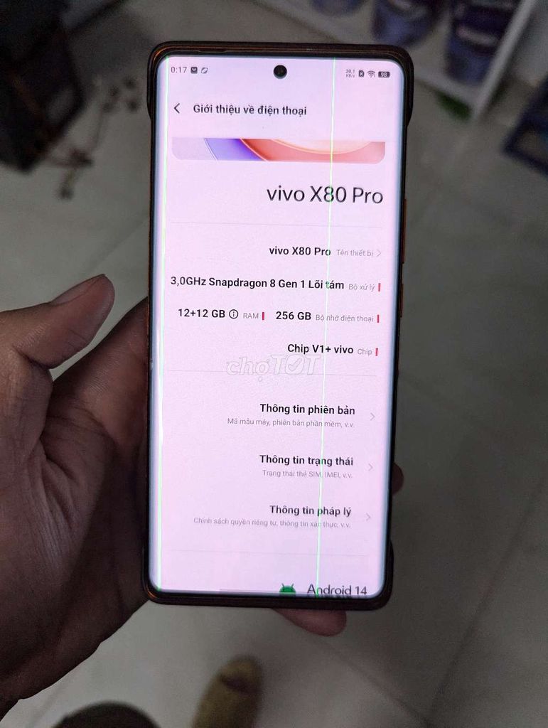 Vivo x80 pro 12/256gb chụp ảnh siêu đẹp