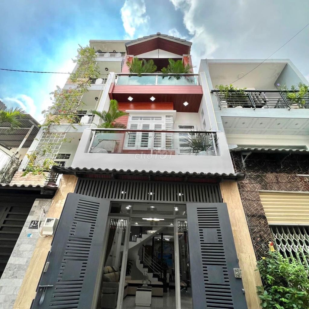 Nhà đẹp 5 tầng HXH khu Bàu Cát, Ba Vân – 4 x 18m, giá chỉ: 10.8 tỷ TL