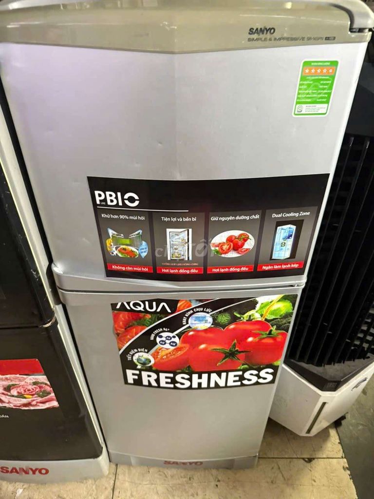 Tủ lạnh Sanyo 130 lít Xám. Mua bán Tủ lạnh tại Quận 7 Tp Hồ Chí Minh được đăng bởi Điện Lạnh Giá Tốt hình 1