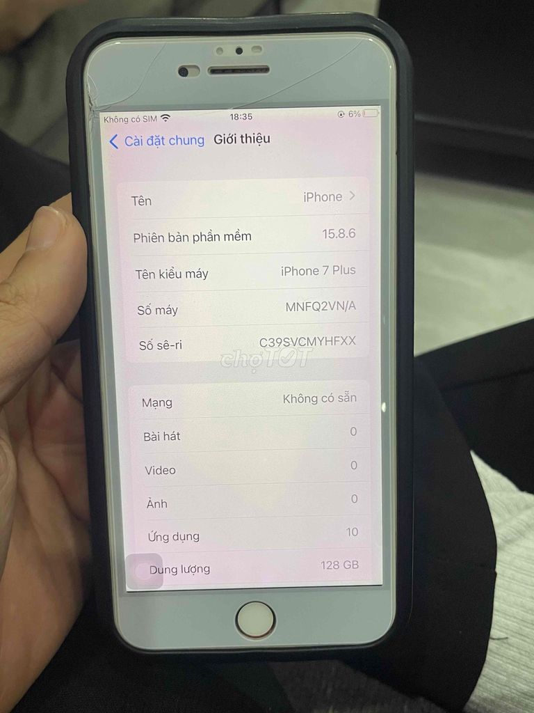 Apple iPhone 7 Plus 128GB Bạc VN/A. Mua bán Điện thoại tại Huyện Thuỷ Nguyên Hải Phòng được đăng bởi Nguyễn Hữu Huy hình 1
