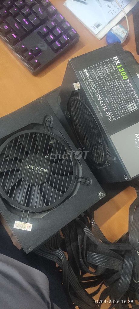 Nguồn Andyson PX1200 Đen Đã sử dụng. Mua bán Linh kiện (RAM, Card...) tại Huyện Gia Lâm Hà Nội được đăng bởi thiên bình hình 1