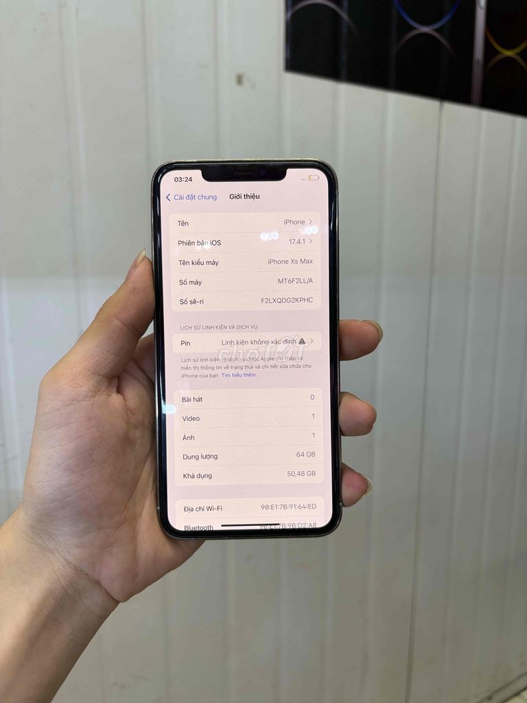 iPhone XS Max độ 15 Pro Max 64GB Tím. Mua bán Điện thoại tại Quận Nam Từ Liêm Hà Nội được đăng bởi Thanh Thanh hình 1