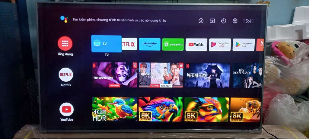 Android Tivi Sony 55inch 4K giọng nói, mẫu 2019