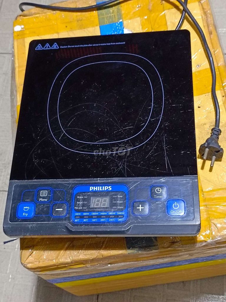 Bếp từ Philips HD4921 Đen. Mua bán Bếp, lò, đồ điện nhà bếp tại Quận 12 Tp Hồ Chí Minh được đăng bởi Phạm Văn Luyện hình 1