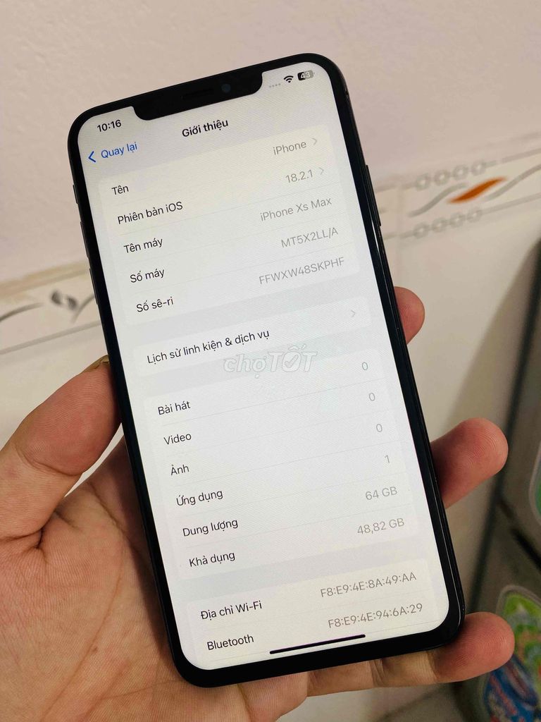 iphone Xsmax full chức năng k lỗi lầm