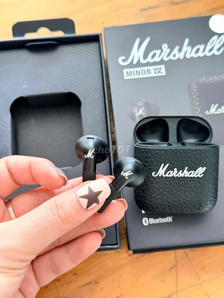 Tai nghe Bluetooth Marshall Minor IV Đen. Mua bán Tivi, Âm thanh tại Thị xã Tân Uyên Bình Dương được đăng bởi Trang Peiji hình 1