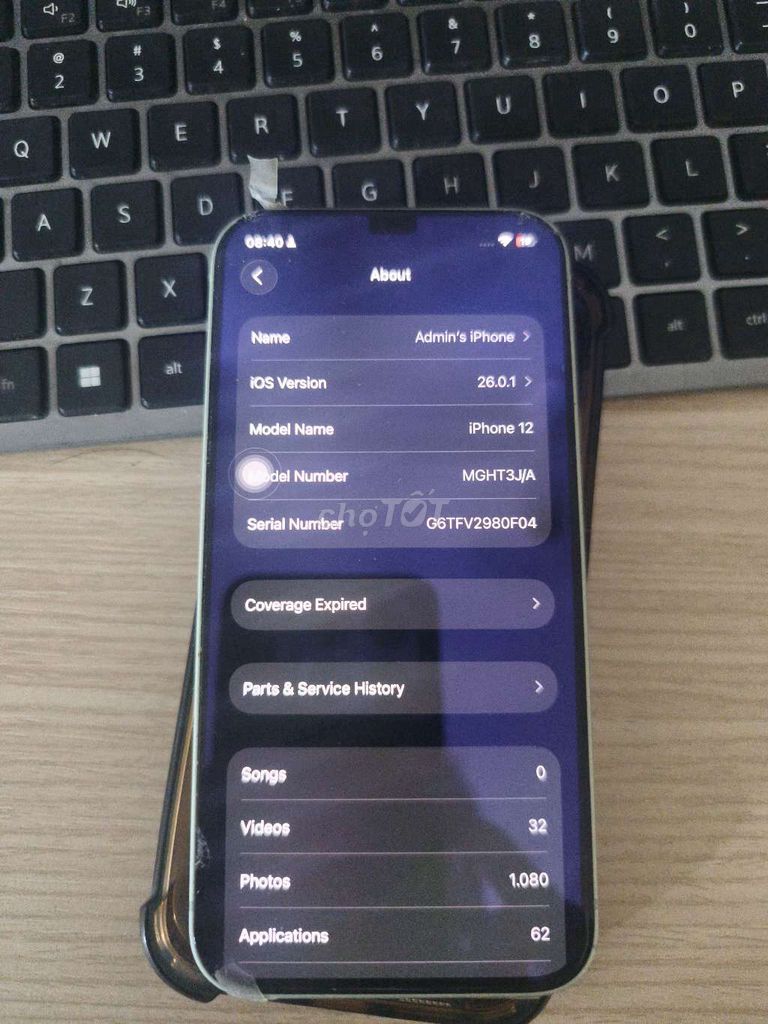 Apple iPhone 12 64GB Xanh. Mua bán Điện thoại tại Quận Tân Phú Tp Hồ Chí Minh được đăng bởi Jay Lu hình 1