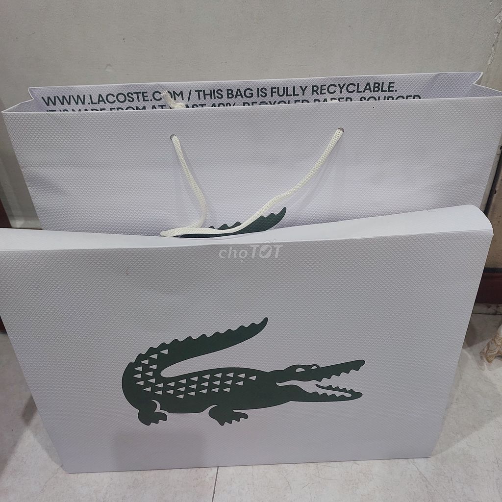 Áo thun cá sấu Lacoste chính hãng size nhỏ SXL