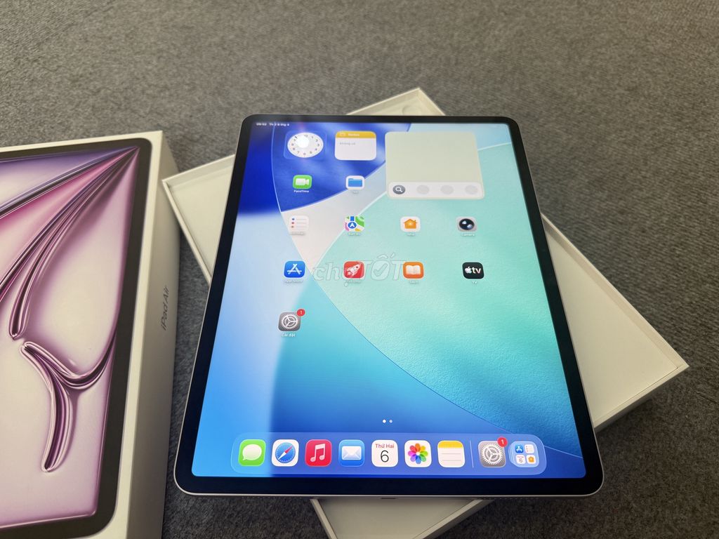 Thanh lý iPad Air 13 inch M3 256GB wifi fullbox. Mua bán Máy tính bảng tại Quận Cầu Giấy Hà Nội được đăng bởi Mac Online hình 1