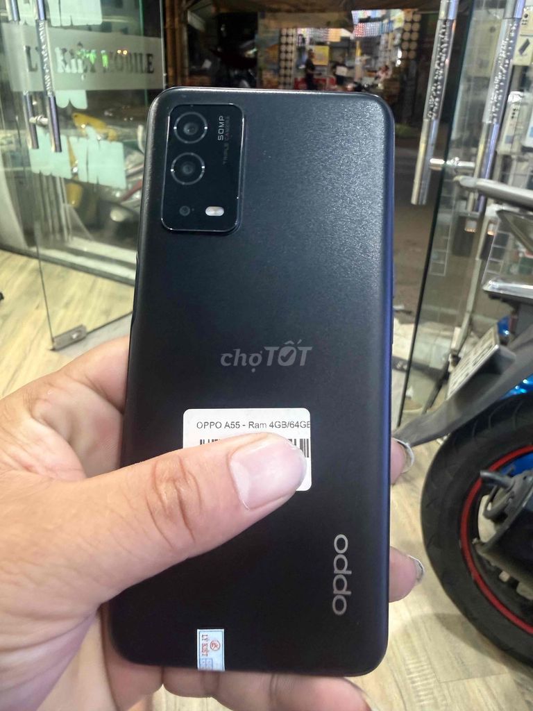 Oppo A55 Ram 4/128GB zin đẹp full chức năng BH3T. Mua bán Điện thoại tại Quận Bình Tân Tp Hồ Chí Minh được đăng bởi Lý Kiệt Mobile hình 1