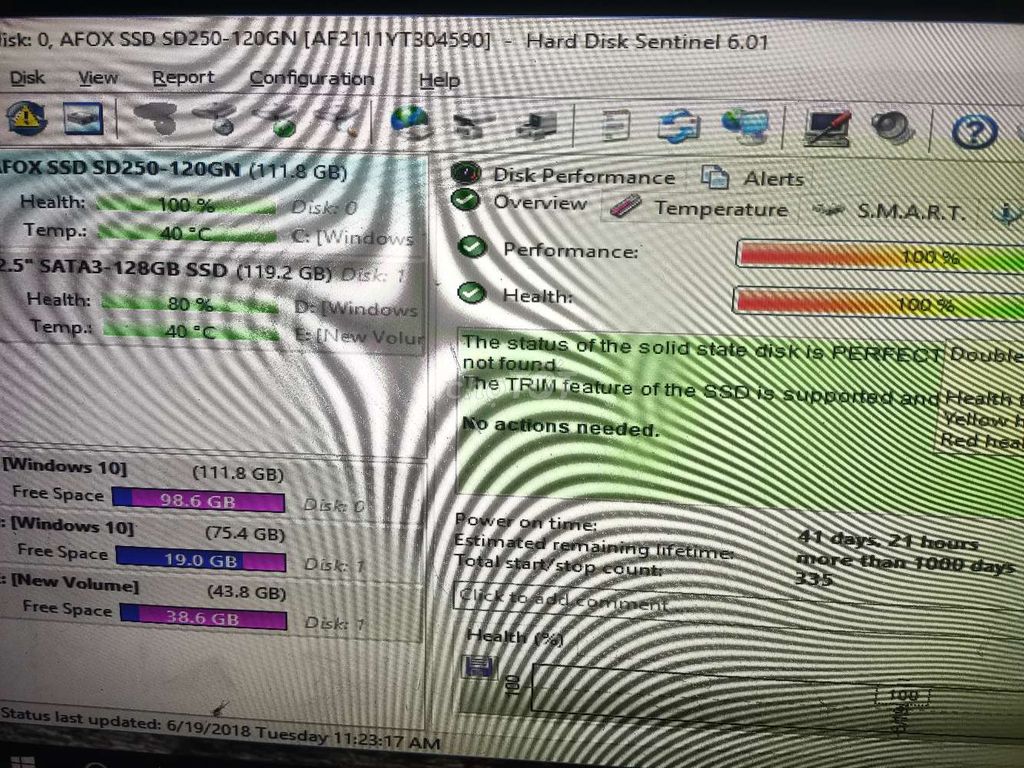 SSD Afox SD250-120GN 120GB khá mới . Mua bán Linh kiện (RAM, Card...) tại Quận 8 Tp Hồ Chí Minh được đăng bởi datlinhkienvitinhcu hình 1